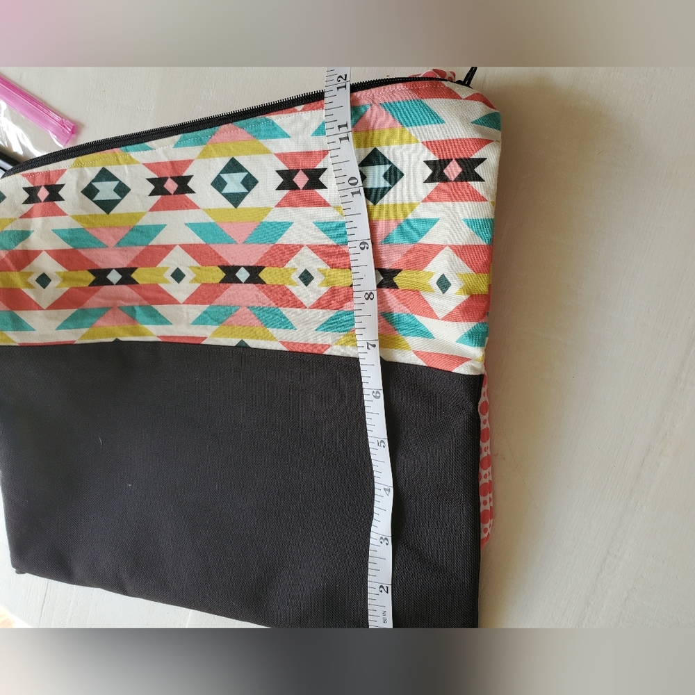 Fold Over Cluth pattern Aztec Western Designer Purse - Picture 2 of 5